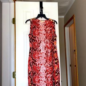MK (RED TONE) SNAKESKIN MAXI